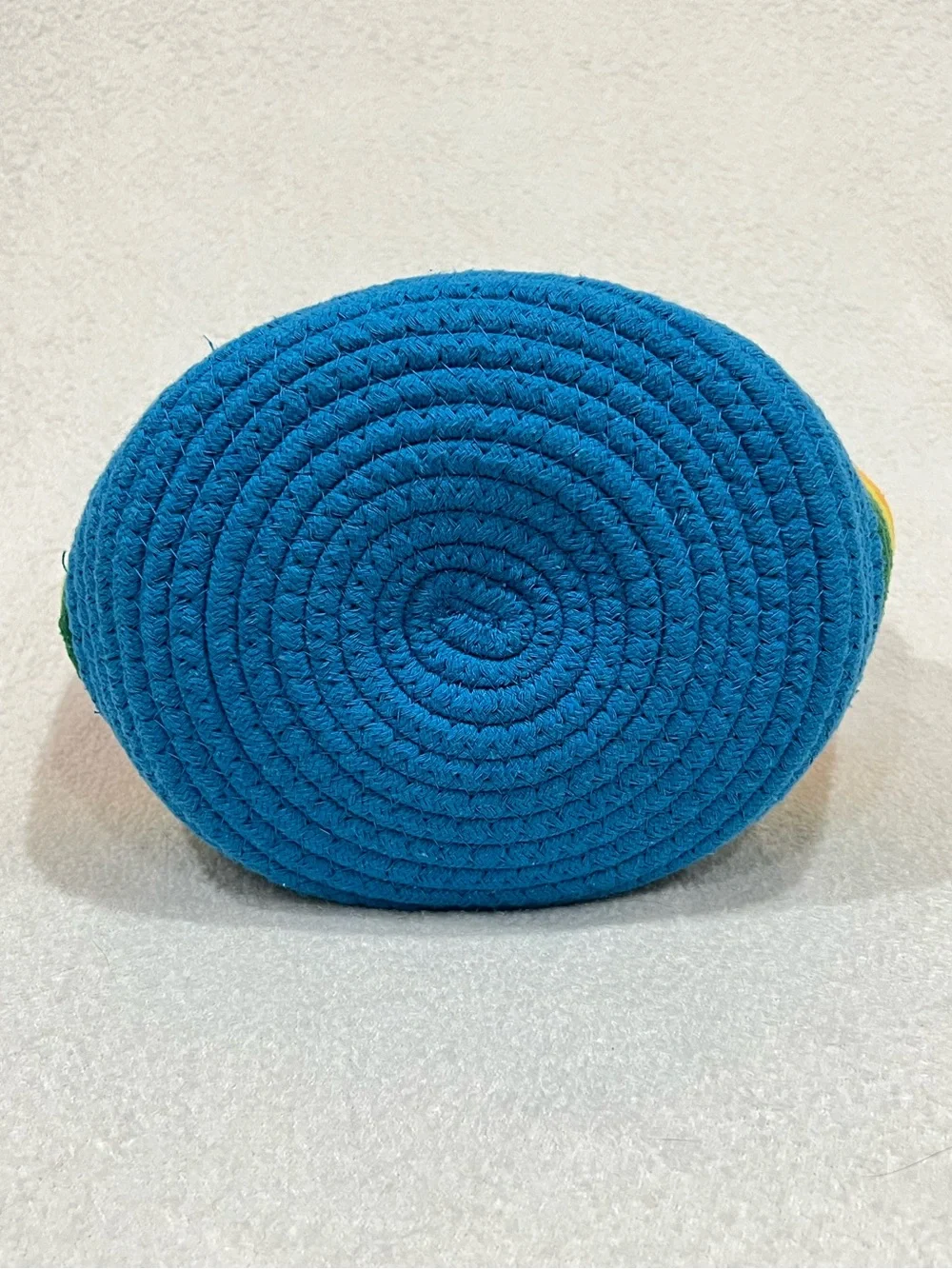 Rainbow Woven Rope Basket